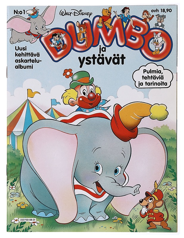 Dumbo ja ystävät N:o 3/1988 - Lastenkirjat - 10105635913 - 0