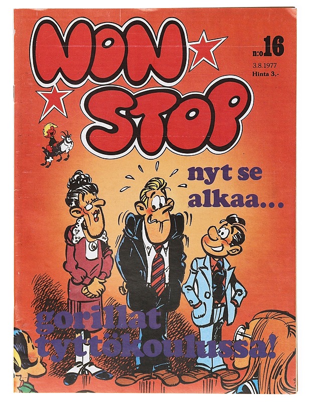 Non Stop numero 16 vuodelta 1977 - Esa Korhonen - Lastenkirjat - 10105635916 - 0