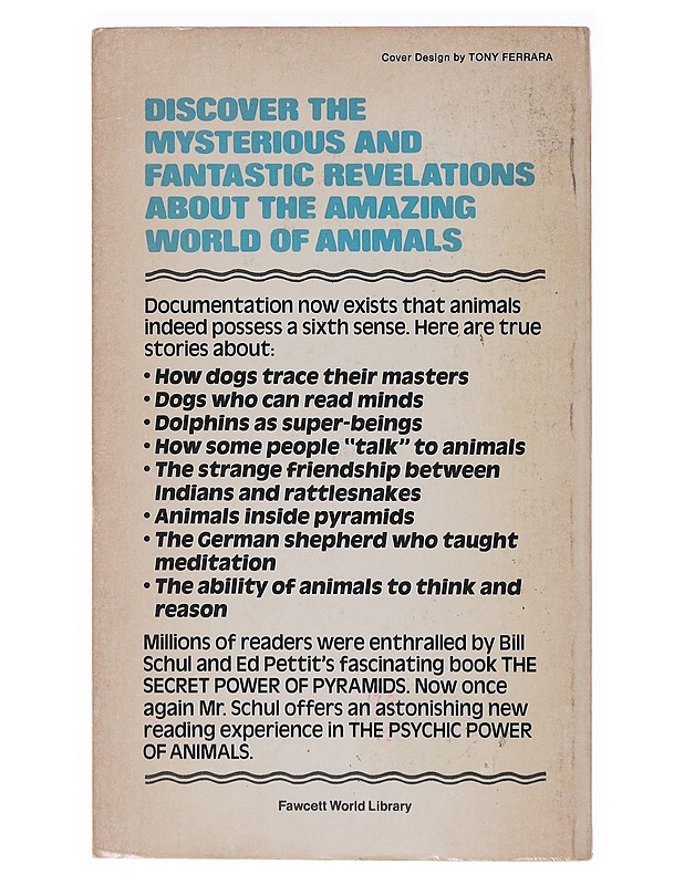 The Psychic Power of Animals - Bill Schul - Tietokirjat ja oppaat - 10105635941 - 1