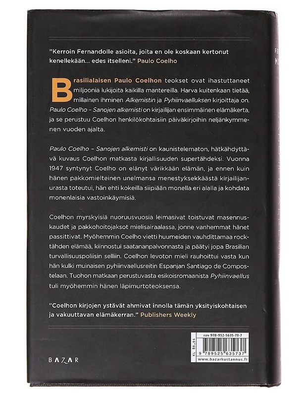 Paulo Coelho / sanojen alkemisti - Morais, Fernando - Elämäkerrat ja muistelmat - 10105635997 - 1