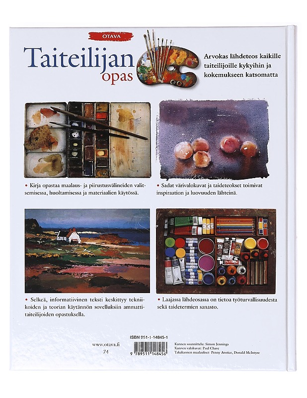 Taiteilijan opas : piirtämisen ja maalaamisen materiaalit ja menetelmät - Gair, Angela - Tietokirjat ja oppaat - 10105635976 - 1