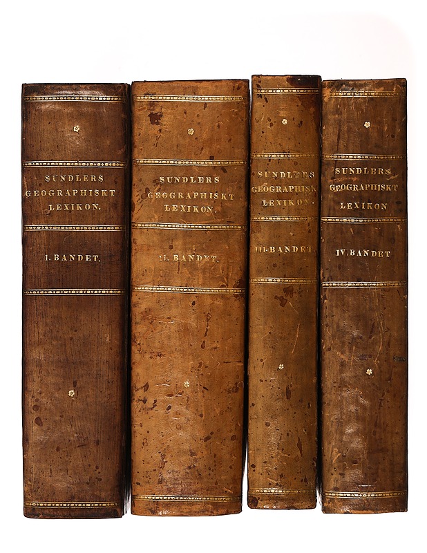 Sundlers Geographiskt Lexikon 1-4 - Theodor Sundler  - Tietokirjat - 10105635998 - 2