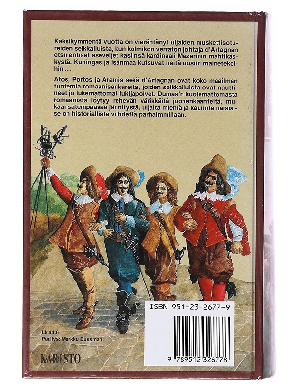 Muskettisoturit seikkailevat jälleen - Dumas, Alexandre - Romaanit ja novellit - 10105636001 - 1