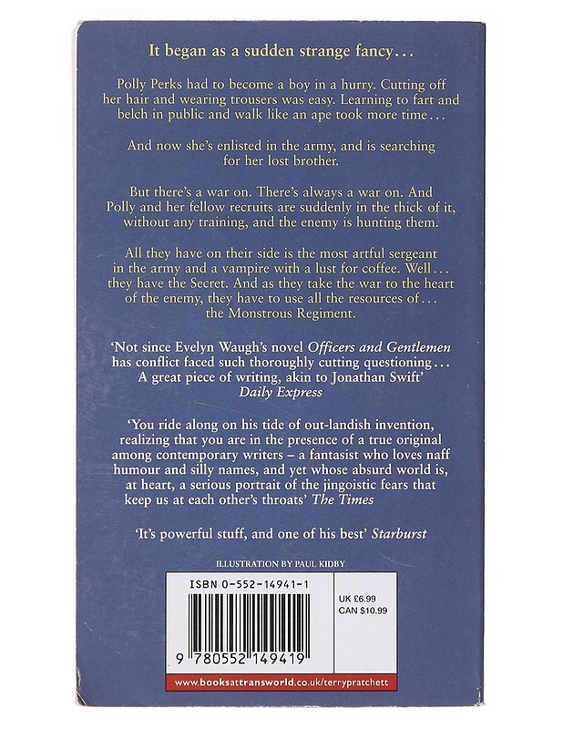 Monstrous regiment - Terry Pratchett - Fantasia- ja scifi - 10105636019 - 1
