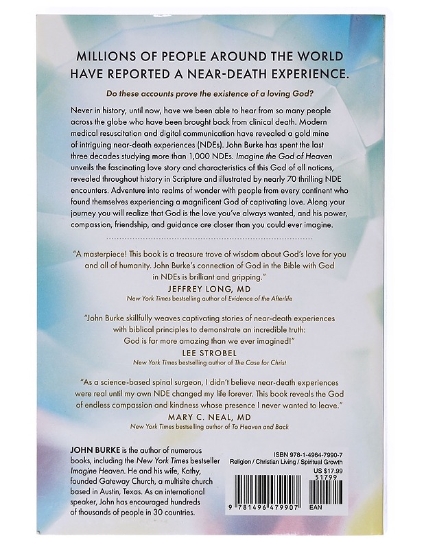 Imagine the God of Heaven : Near-Death Experiences, God's Revelation, and the Love You've Always Wanted - Burke, John - Romaanit ja novellit - 10105636024 - 1