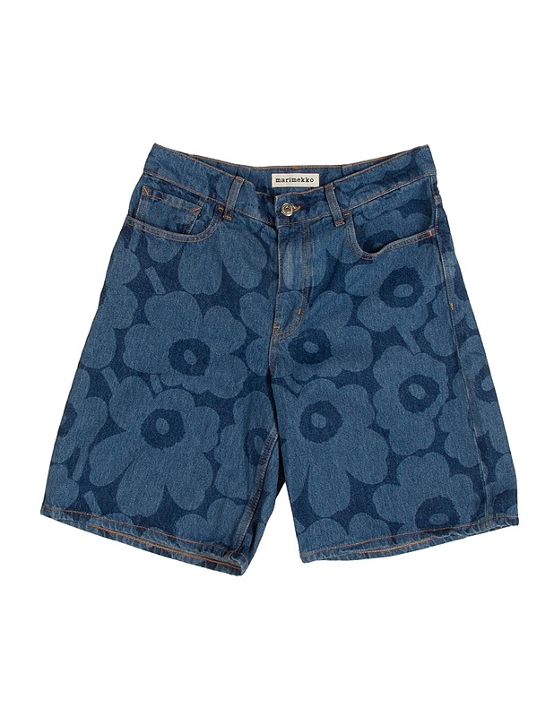 MARIMEKKO Maridenim Marssi Unikko farkkushortsit, 27" - Naisten housut, shortsit ja haalarit - 10105636030 - 0