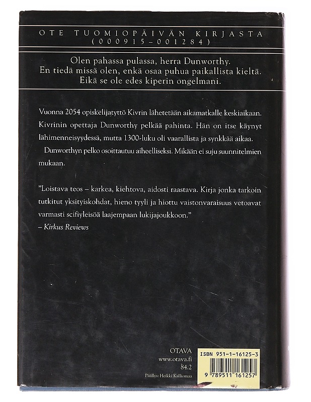 Tuomiopäivän kirja - Willis, Connie - Fantasia- ja scifi - 10105636035 - 1