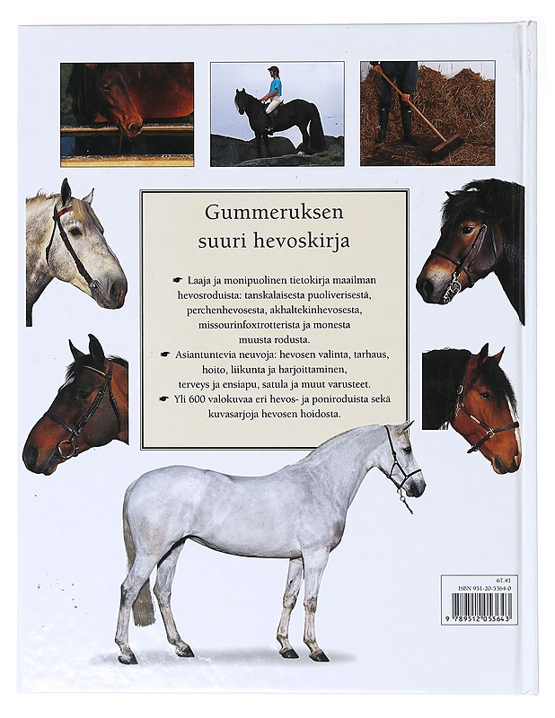 Gummeruksen suuri hevoskirja / hevosrodut ja hevosten hoito - Draper, Judith - Tietokirjat ja oppaat - 10105636040 - 1