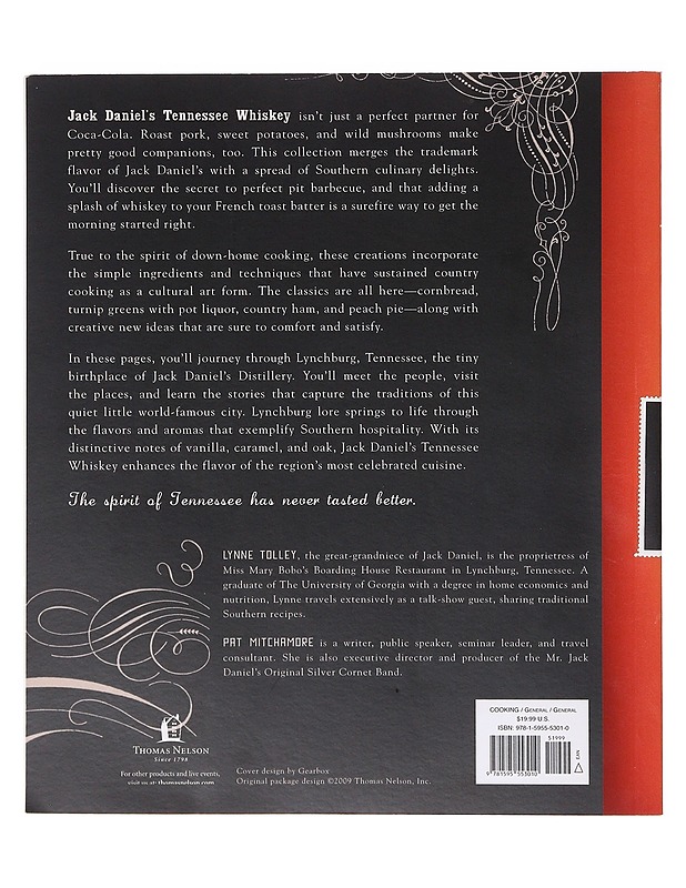 Jack Daniel's Spirit of Tennessee cookbook - Lynne Tolley&Pat Mitchamore - Harrastekirjat - 10105636060 - 1