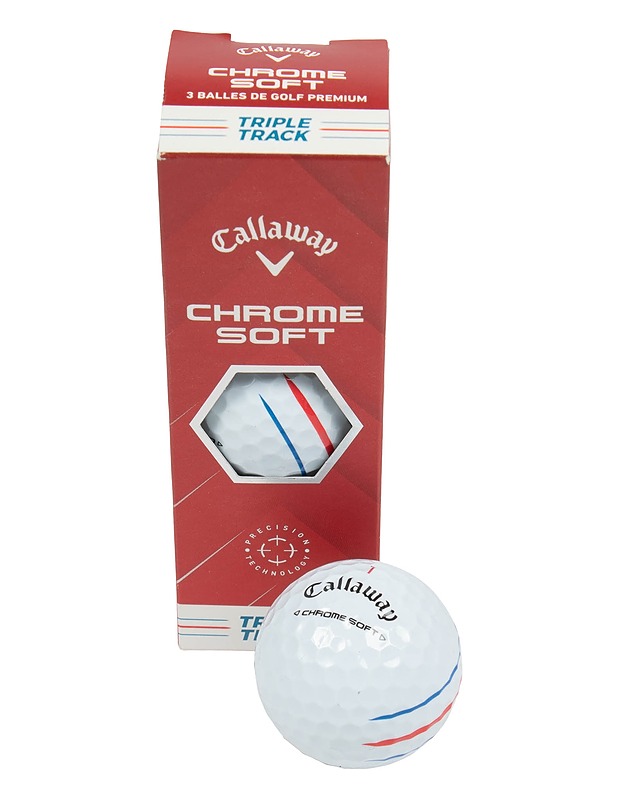 CALLAWAY Chrome Soft Triple Track golfpallot, 3kpl - Golf - 10105636054 - 0