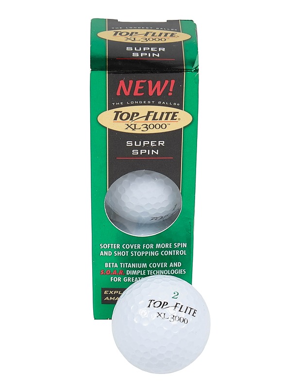 TOP FLITE  XL 3000 Super Spin golfpallot, 3 kpl - Golf - 10105636063 - 0