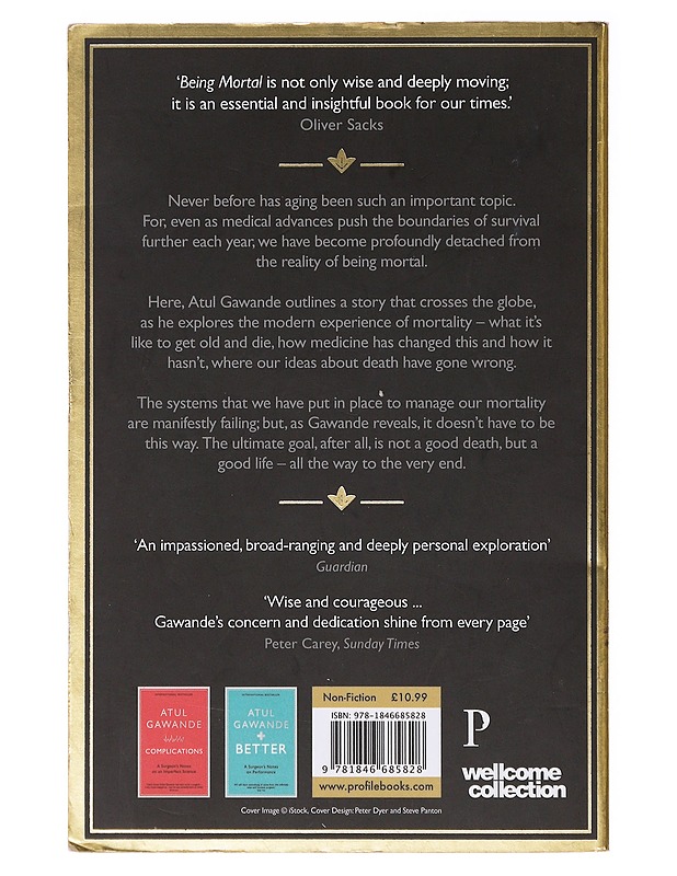 Being mortal : Illness, medicine and what matters in the end - Atul Gawande - Romaanit ja novellit - 10105636083 - 1
