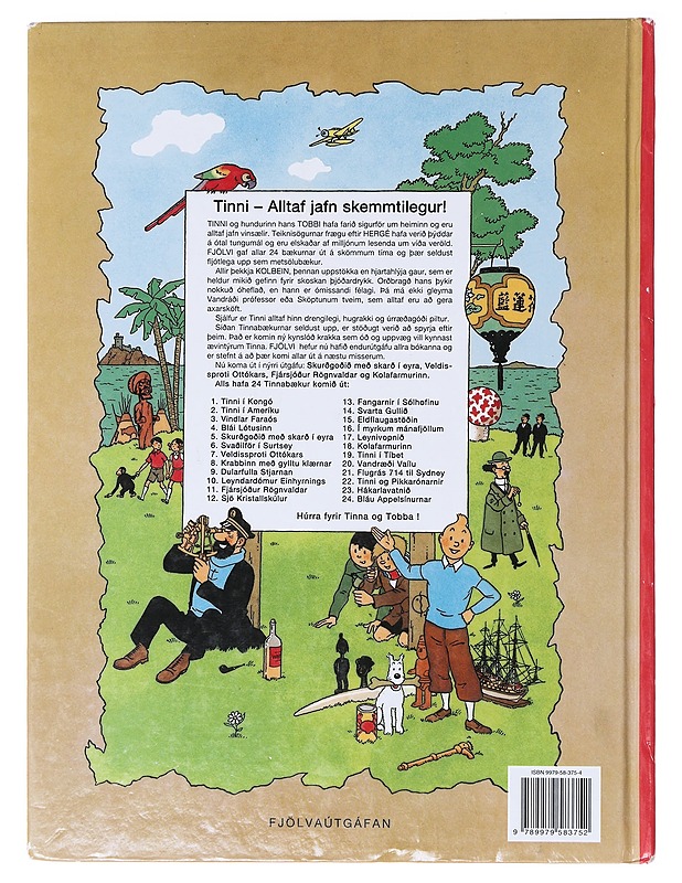 Skurðgoðið með skarð í eyra - Hergé - Sarjakuvat - 10105636129 - 1