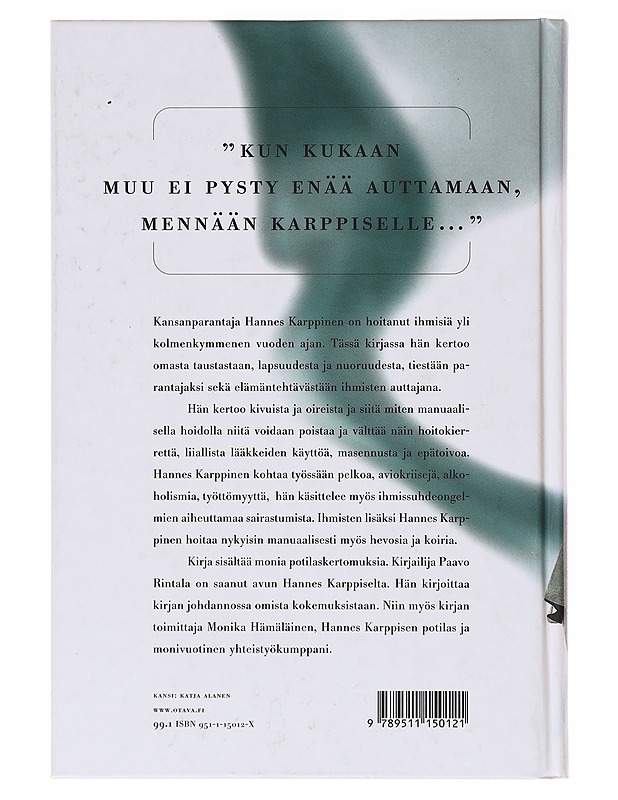 Parantajan tie - Karppinen, Hannes - Elämäkerrat ja muistelmat - 10105636140 - 1