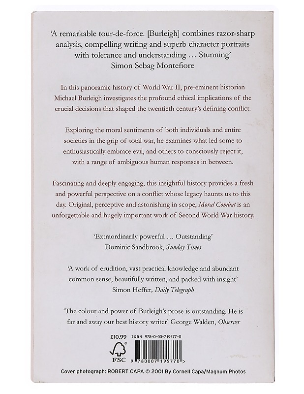 Moral Combat - Michael Burleigh - Historiakirjat - 10105636157 - 1