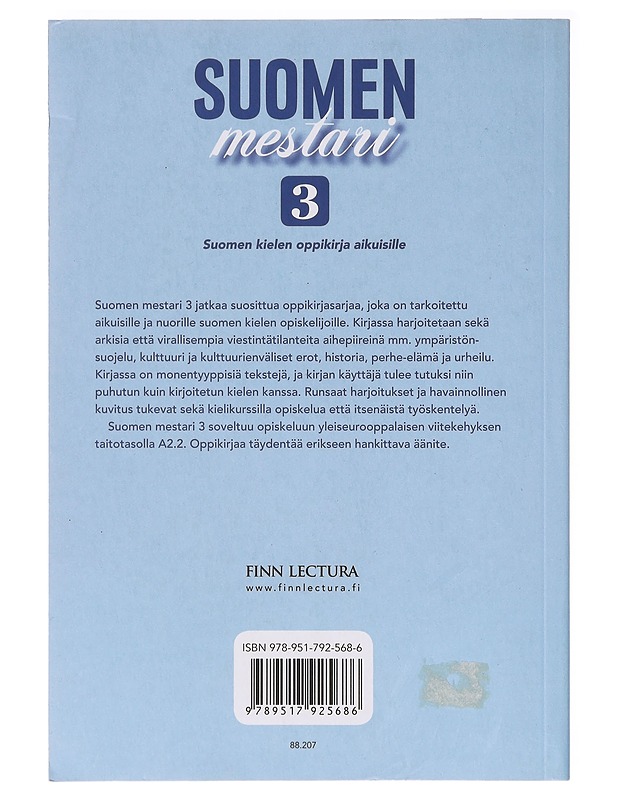 Suomen mestari : suomen kielen oppikirja aikuisille. 3 - Gehring, Sonja - Tietokirjat ja oppaat - 10105636165 - 1