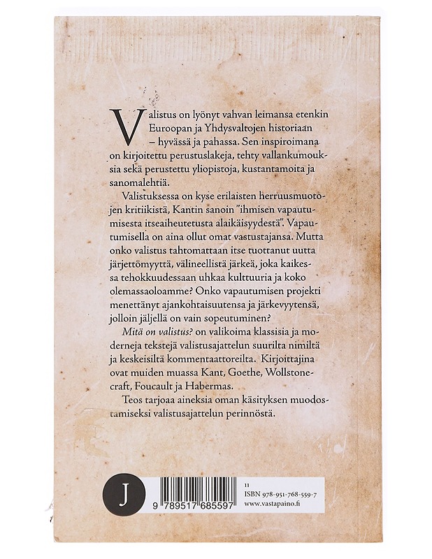 Mitä on valistus? - Koivisto, Juha - Tietokirjat ja oppaat - 10105636202 - 1