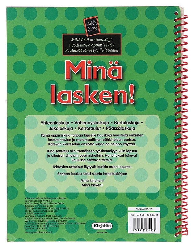 Minä lasken! - Burton, Terry - Tietokirjat ja oppaat - 10105636217 - 1