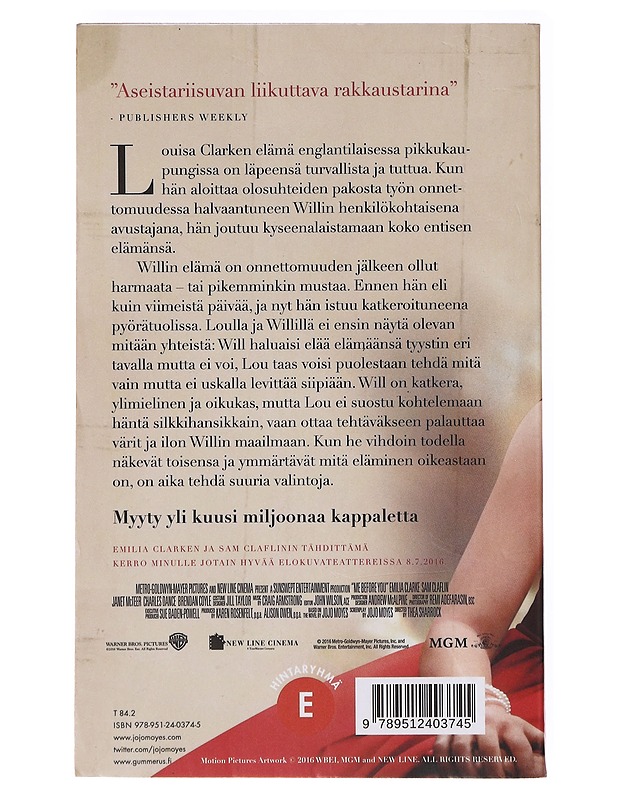 Kerro minulle jotain hyvää - Moyes, Jojo - Romaanit ja novellit - 10105636235 - 1