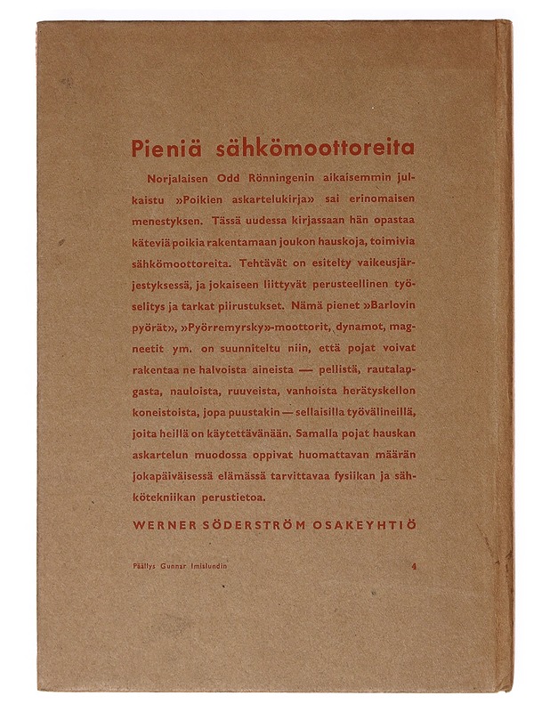 Pieniä sähkömoottoreita - Tietokirjat ja oppaat - 10105636192 - 1