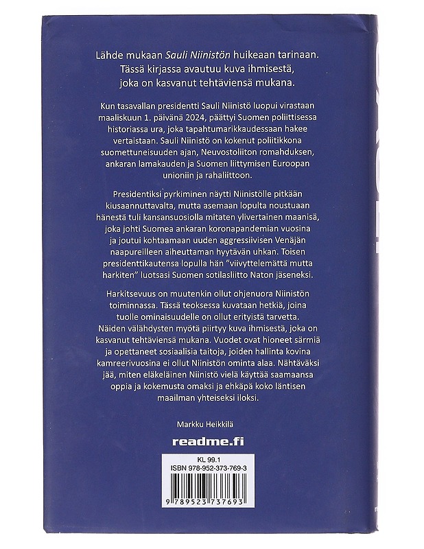 Sauli, ratkaisevat hetket - Markku Heikkilä - Elämäkerrat ja muistelmat - 10105636297 - 1