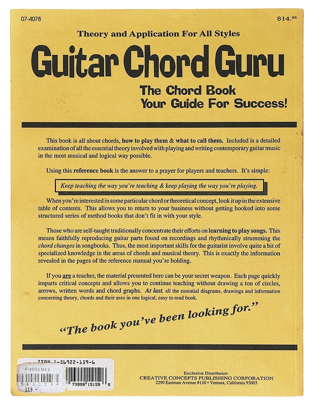 Guitar Chord Guru - Karl Aranjo - Tietokirjat ja oppaat - 10105636336 - 1