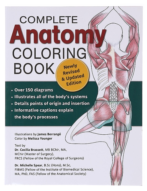 Complete Anatomy Coloring Book - Harrastekirjat - 10105636328 - 0