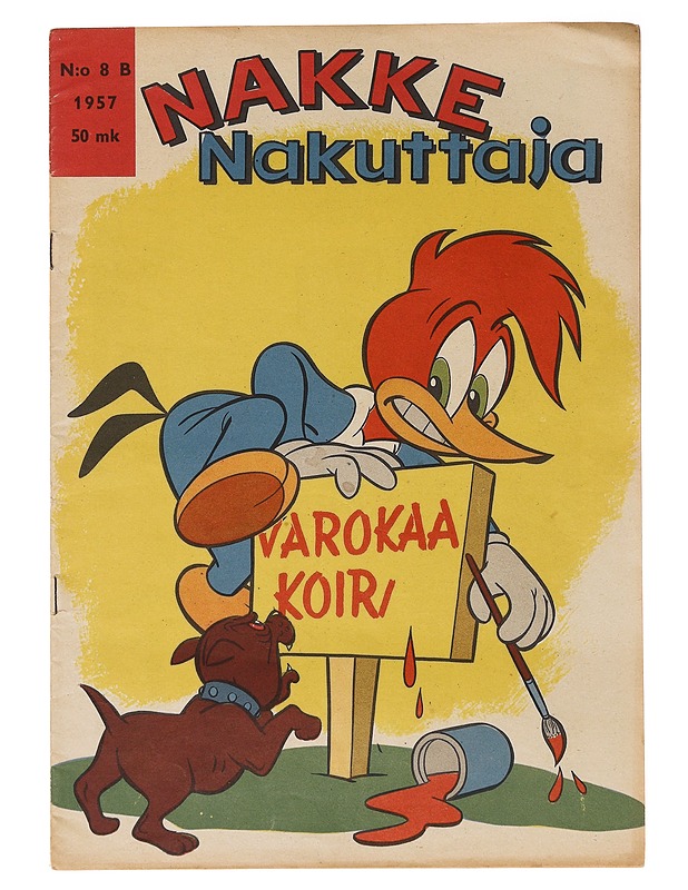 Nakke Nakuttaja 8B/1957  - Sarjakuvat - 10105636332 - 0