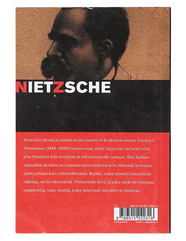 Hyvän ja pahan tuolla puolen - Nietzsche, Friedrich - Tietokirjat ja oppaat - 10105636344 - 1