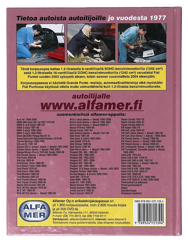 Fiat Punto 2003-2008, korjausopas - Jex, R. M. - Tietokirjat ja oppaat - 10105636388 - 1