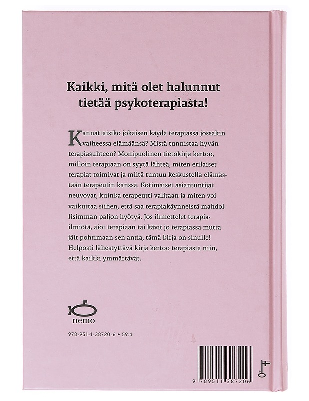 Mitä terapiassa tapahtuu? : terapiassa käyneet ja asiantuntijat kertovat - Sanna-Kaisa Hongisto - Tietokirjat ja oppaat - 10105636441 - 1