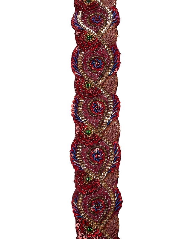 Paljettikirjailtu koristenauha, 148 cm - Ompelu - 10105636592 - 1