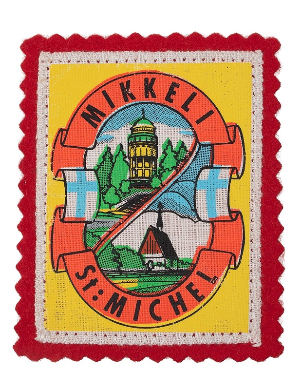 Kangasmerkki Mikkeli, St. Michael, 7x6 cm - Ompelu - 10105636618 - 0