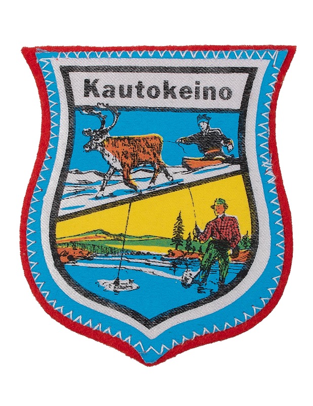 Kangasmerkki Kautokeino, 8x7 cm - Ompelu - 10105636631 - 0