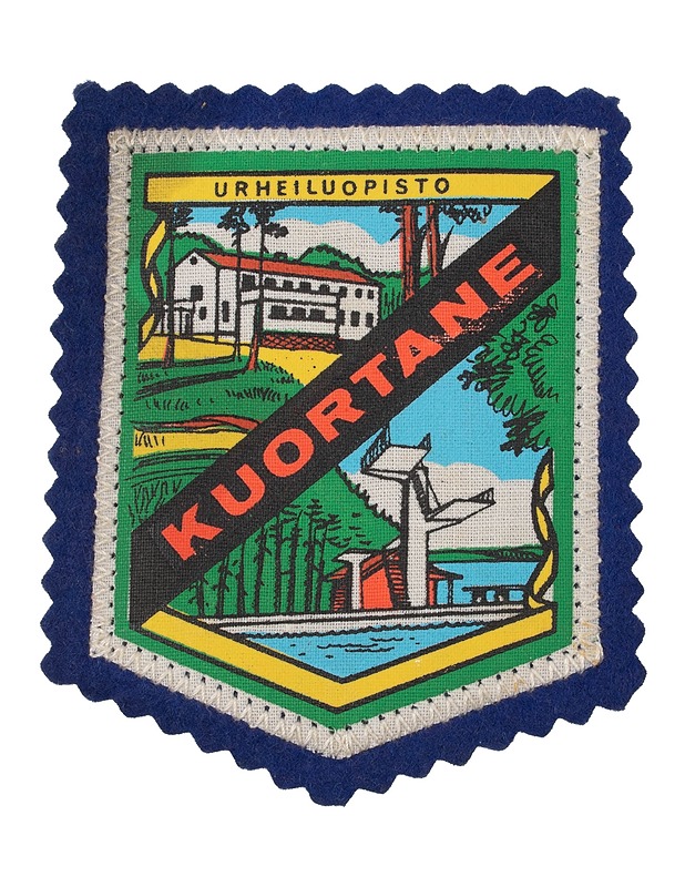 Kangasmerkki Kuortane urheiluopisto, 8x7 cm - Ompelu - 10105636768 - 0