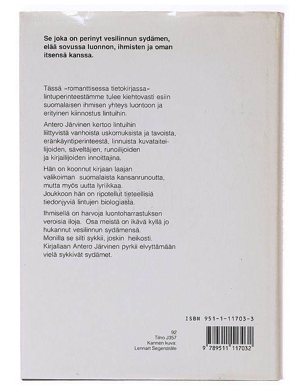 Linnut liitävi sanoja - Antero Järvinen - Historiakirjat - 10105636773 - 1