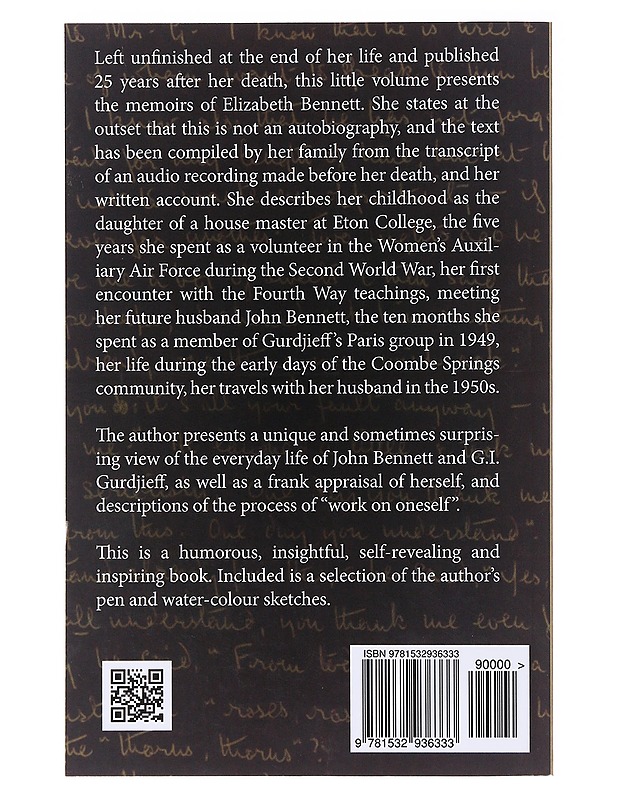 My Life: J.G. Bennett and G.I. Gurdjieff : The Memories of Elizabeth Bennett - Elämäkerrat ja muistelmat - 10105636787 - 1