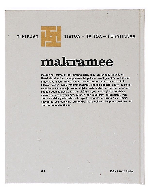 Makramee - Boberg, Anne-Marie - Tietokirjat ja oppaat - 10105636804 - 1