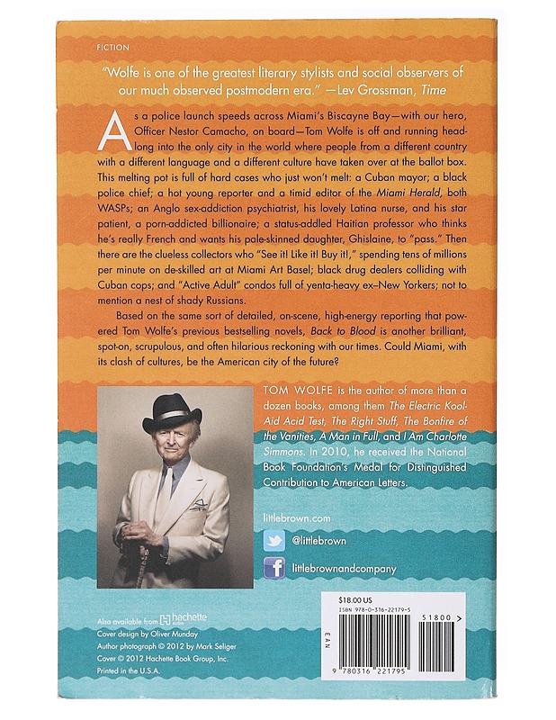 Back to Blood - Tom Wolfe  - Romaanit ja novellit - 10105636811 - 1