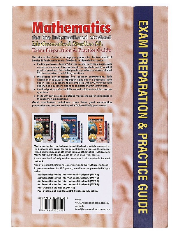Mathematics for the international student Exam Preparation & Practice Guide (2. edition) - Mal Coad etc.  - Tietokirjat ja oppaat - 10105636826 - 1