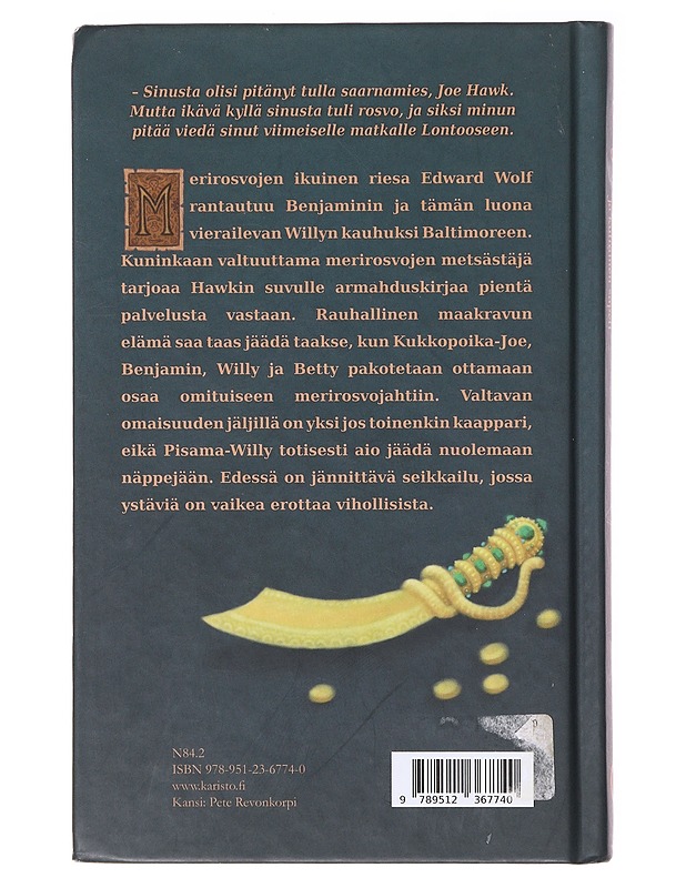 Benjamin Hawk ja kultainen sapeli - Juha-Pekka Koskinen - Nuorten kirjat - 10105636833 - 1