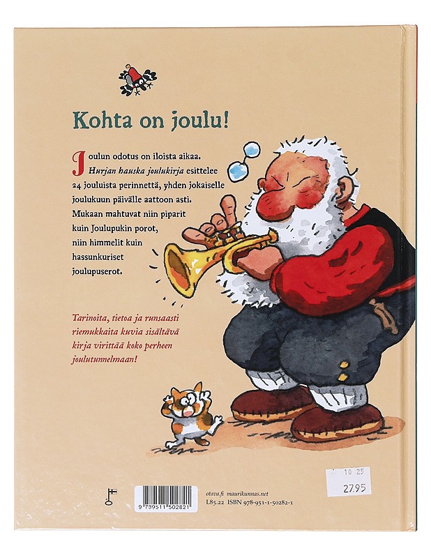 Hurjan hauska joulukirja - Kunnas, Mauri - Lastenkirjat - 10105636847 - 1