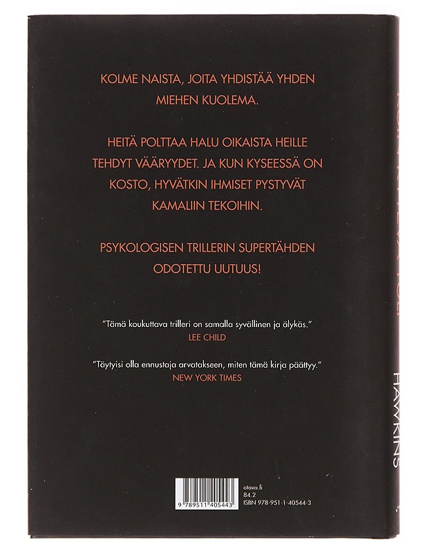 Kuin kytevä tuli - Hawkins, Paula - Kirja lahjaksi - 10105636873 - 1