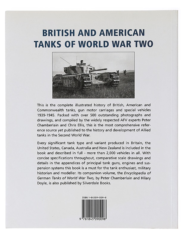 British and American tanks of world war two - Chamberlain, Peter - Historiakirjat - 10105636976 - 1