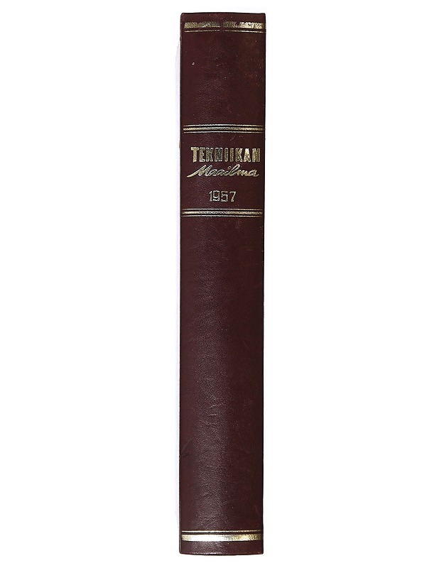 Tekniikan maailma -lehden vuosikerta 1957 kansiossa  - Lehdet - 10105637103 - 1
