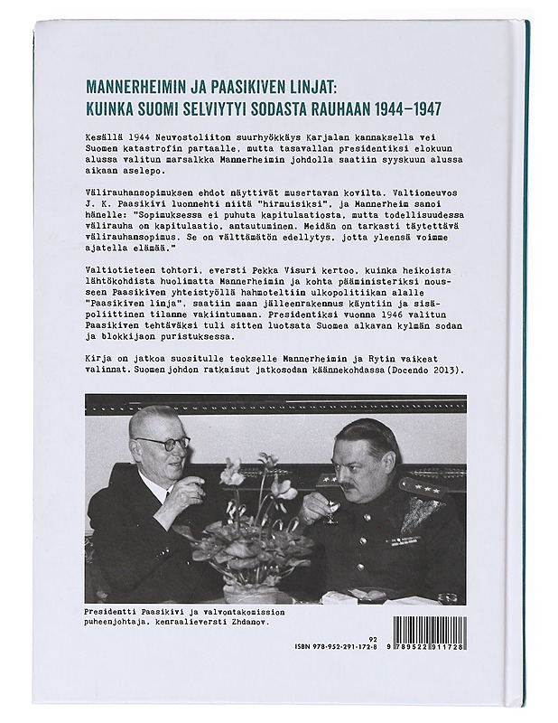 Paasikiven Suomi suurvaltojen puristuksessa 1944-1947 - Pekka Visuri - Historiakirjat - 10105637153 - 1