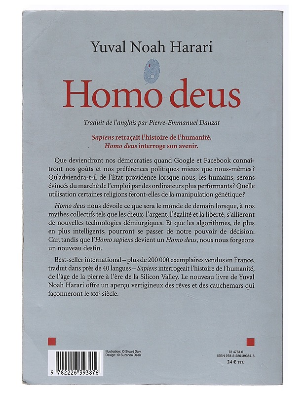 Homo Deus: une breve histoire de l'avenir -  Yuval Noah Harari - Tietokirjat ja oppaat - 10105637156 - 1