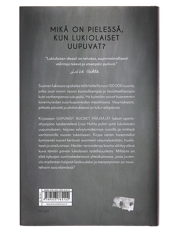 Uupuneet nuoret pärjääjät - Liisa Huhta - Tietokirjat ja oppaat - 10105637174 - 1