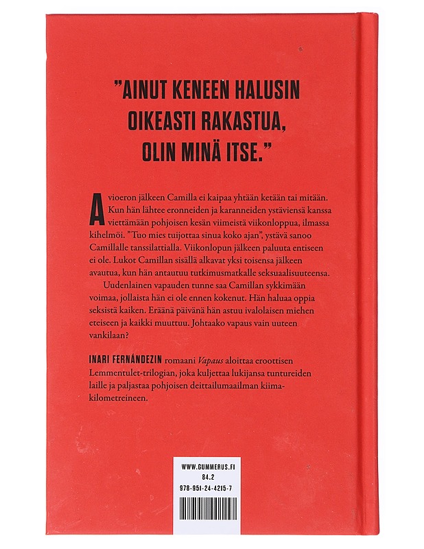 Vapaus / romaani - inari Fernández - Romaanit ja novellit - 10105637179 - 1