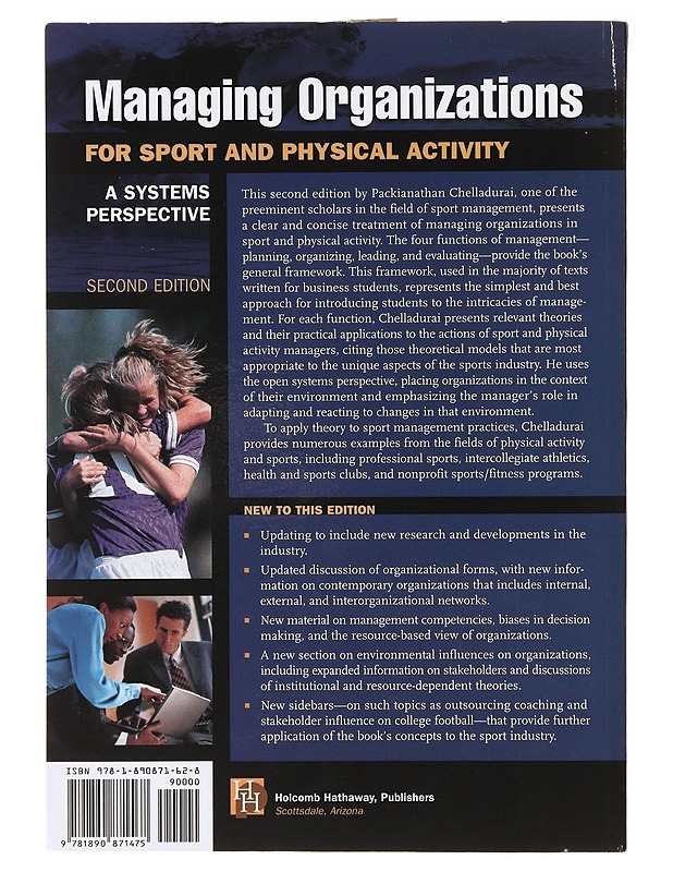 Managing Organizations for sport and physical activity: a systems perspective, second edition - Packianathan Chelladurai - Tietokirjat ja oppaat - 10105637220 - 1